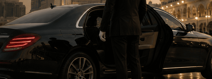 Cadillac Escalade — Executive chauffeured vehicle, seats 1–6